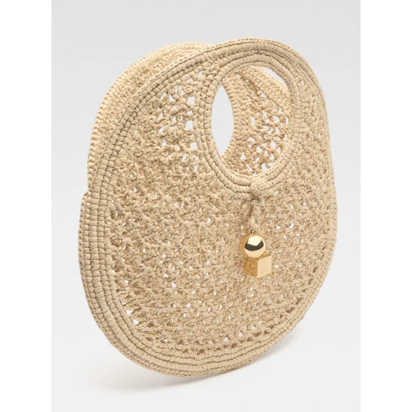 Jacquemus The Spiaggia small round bag - Jacquemus Totes & Top-Handle Bags - Le Chiquito Style - Shop at Luxury Shoes 