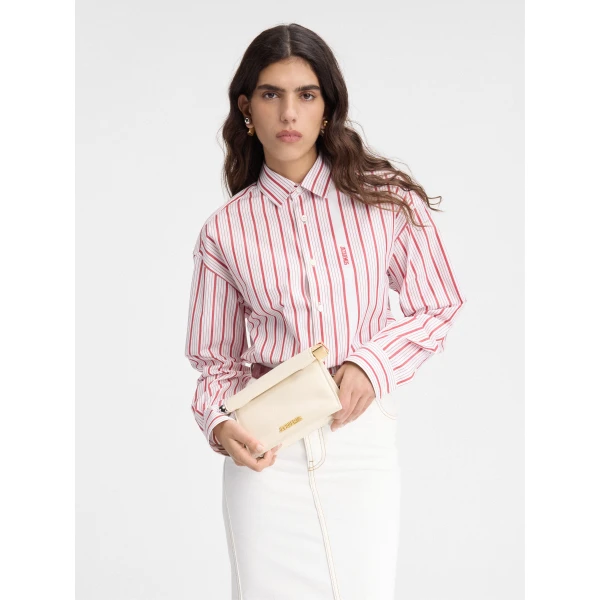 Jacquemus The small Rond Carré clutch - Jacquemus Totes & Top-Handle Bags - Le Chiquito Style - Shop at Luxury Shoes 