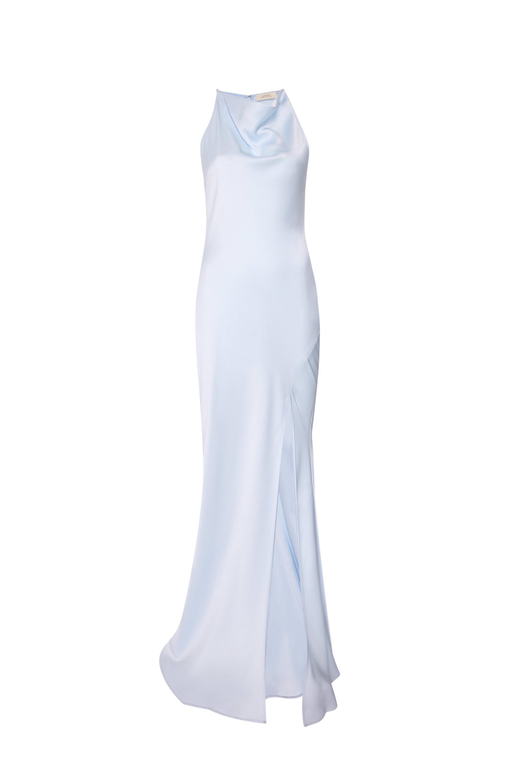 Lapointe-Satin-Halter-Gown-scaled45838_nobg LAPOINTE Satin Halter Gown - Blue Dresses - New York Luxury Fashion at Luxury Shoes