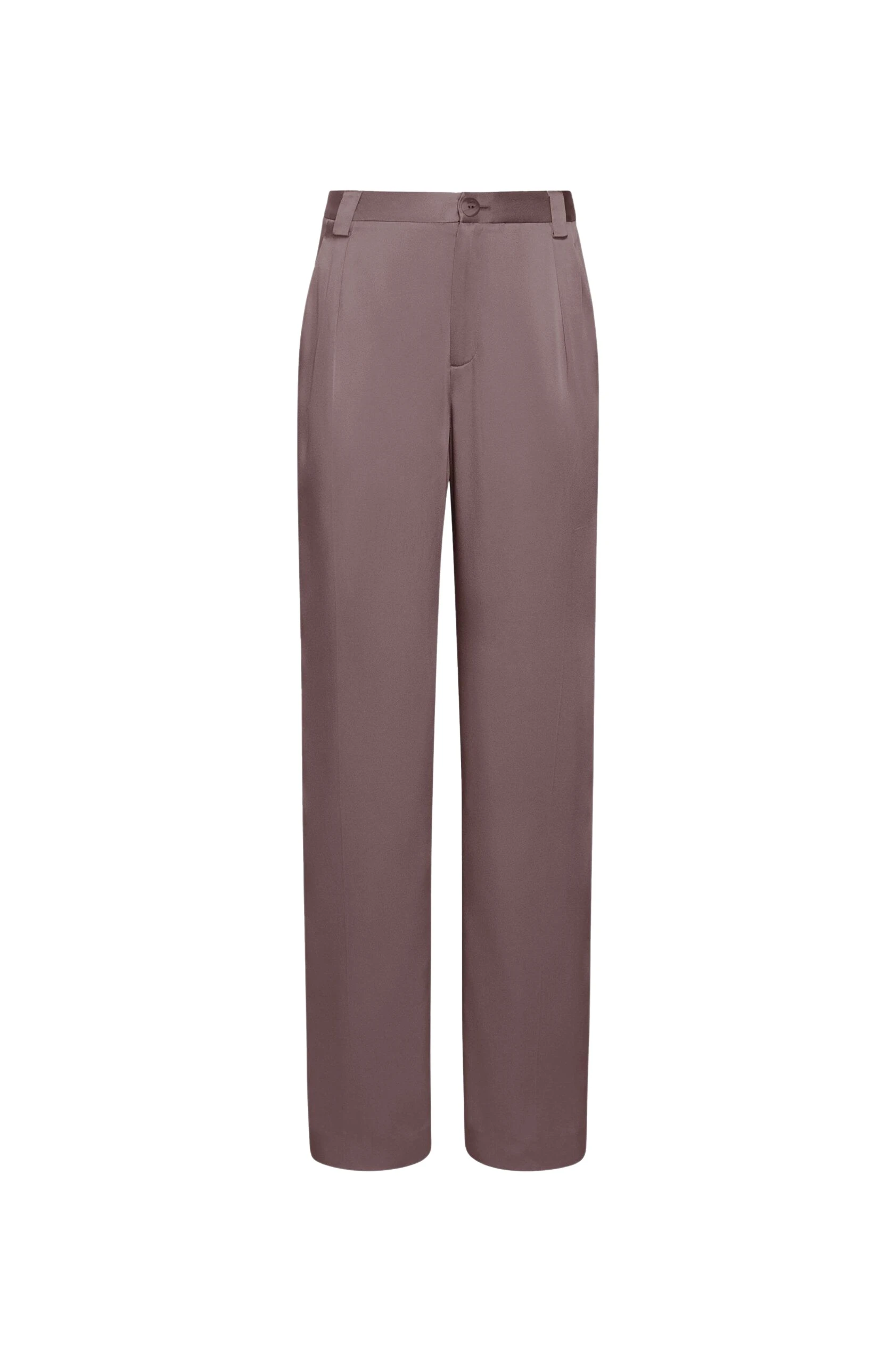 Lapointe-Satin-Relaxed-Pleated-Pant-4-scaled54428_nobg LAPOINTE Satin Relaxed Pleated Pant - Brown Pants - New York Luxury Fashion at Luxury Shoes