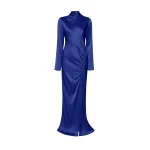 Lapointe-Satin-Tab-Gown-scaled87623_nobg LAPOINTE Satin Tab Gown - Blue Dresses - New York Luxury Fashion at Luxury Shoes