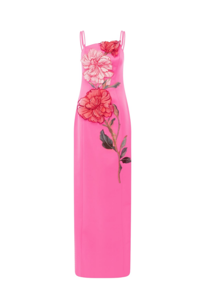 Leo Lin Arianna Appliqué Floral Maxi Dress - Leo Lin Dress - Australian Luxury Fashion - Shop at Luxury Shoes 