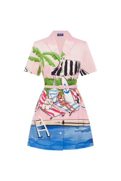 Leo Lin Brigitte Mini Dress - Leo Lin Dress - Australian Luxury Fashion - Shop at Luxury Shoes 