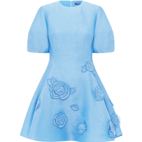 Leo Lin Simona Appliqué Mini Dress - Leo Lin Dress - Australian Luxury Fashion - Shop at Luxury Shoes 