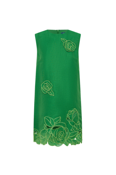 Leo Lin Yvonne Appliqué Mini Dress - Leo Lin Dress - Australian Luxury Fashion - Shop at Luxury Shoes 
