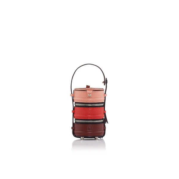 Nasha Mekraksavanich Baby Pinto | Chili - Nasha Multicolour - Architectural Luxury Bag at Luxury Shoes 