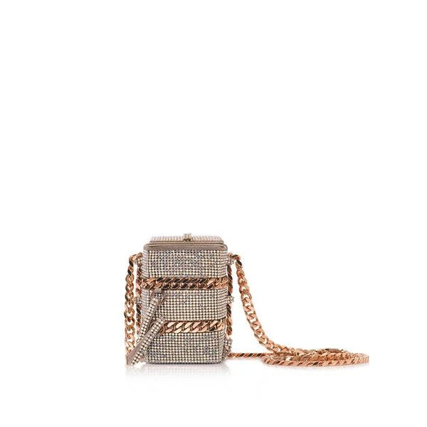 Nasha Mekraksavanich Baby Pinto Cube | Lure Crystal - Nasha Silver - Architectural Luxury Bag at Luxury Shoes Nasha Mekraksavanich Baby Pinto Cube | Lure Crystal - Nasha Silver - Architectural Luxury Bag at Luxury Shoes