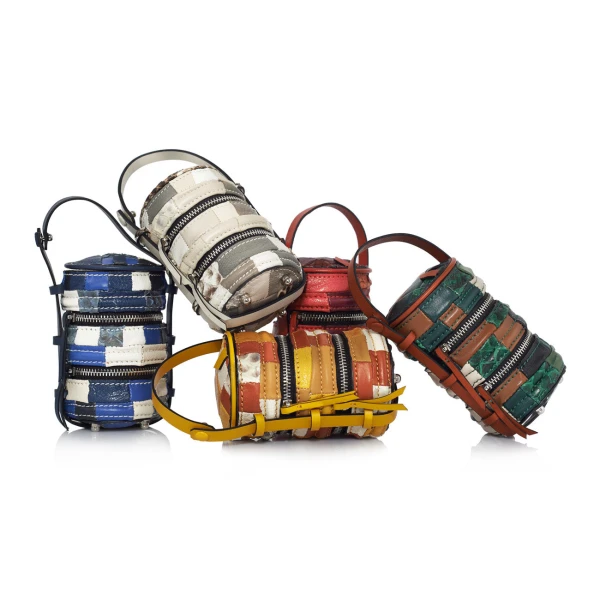 Nasha Mekraksavanich Baby Pinto | Veggy - Nasha Multicolour - Architectural Luxury Bag at Luxury Shoes 