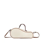 Nasha Mekraksavanich Mini Tennis Court |White Brown (Pre Order 7-10 Days) - Nasha White - Architectural Luxury Bag at Luxury Shoes 