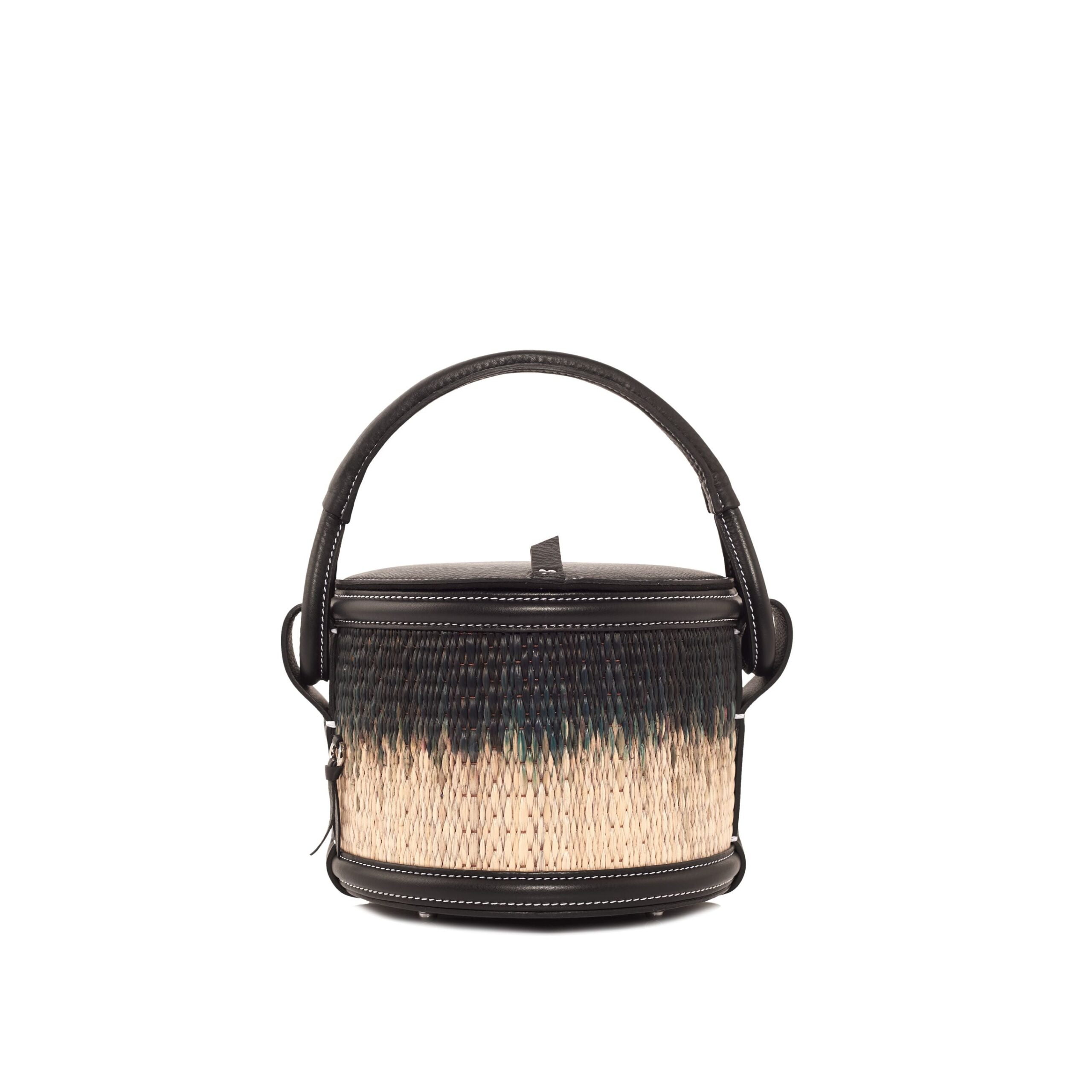 Nasha Mekraksavanich Pinto | Black Reed - Nasha Black - Architectural Luxury Bag at Luxury Shoes Nasha Mekraksavanich Pinto | Black Reed - Nasha Black - Architectural Luxury Bag at Luxury Shoes