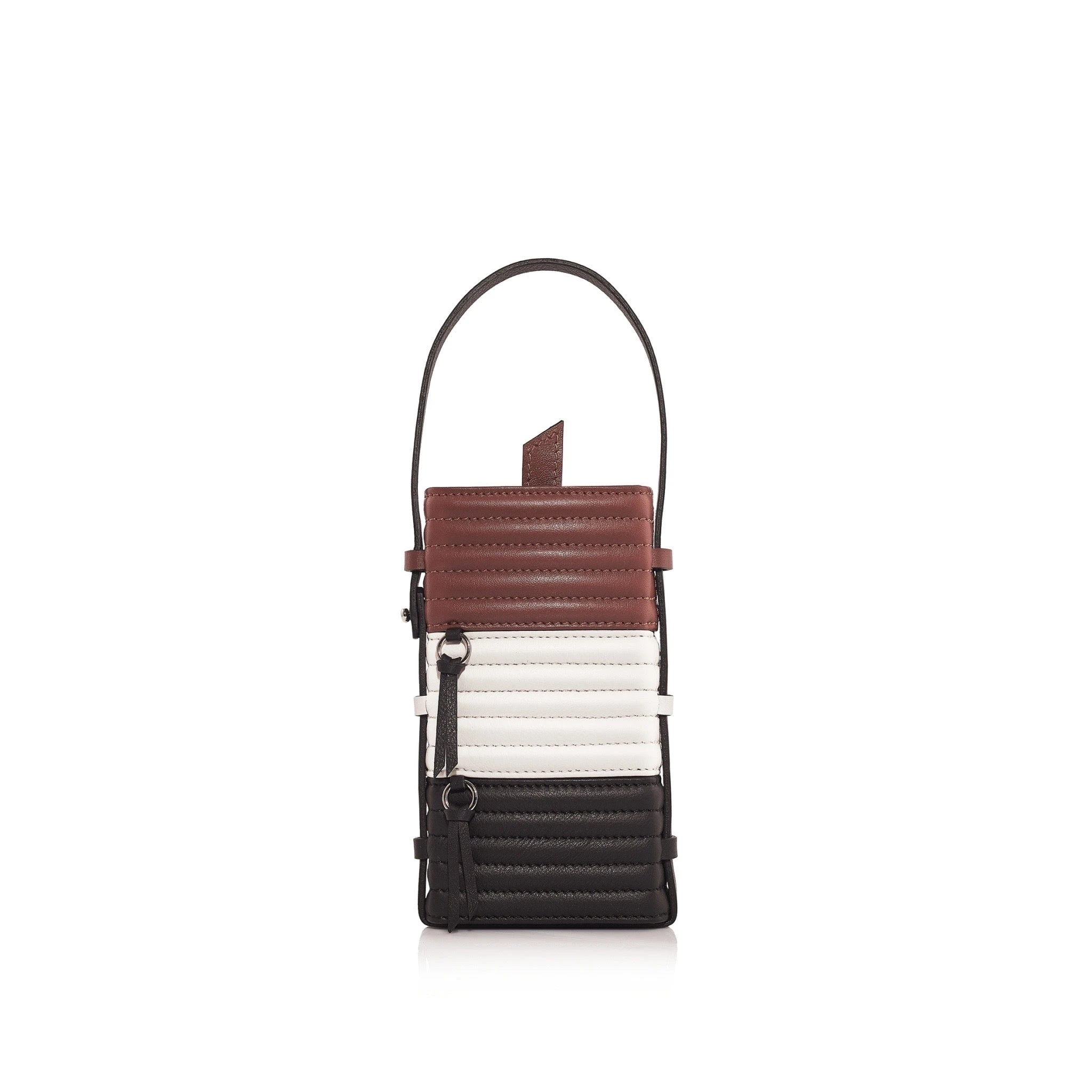 Nasha Mekraksavanich Pinto Phone Roll | Cacao - Nasha Multicolour - Architectural Luxury Bag at Luxury Shoes Nasha Mekraksavanich Pinto Phone Roll | Cacao - Nasha Multicolour - Architectural Luxury Bag at Luxury Shoes