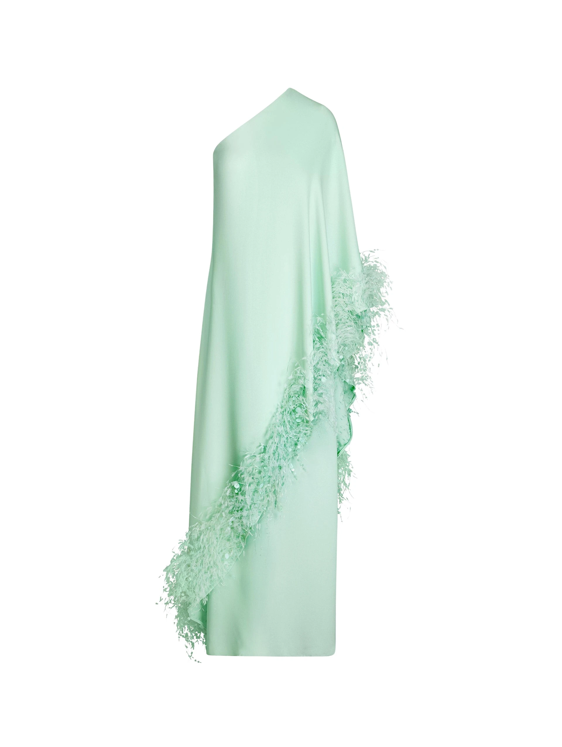 Point-dEsprit-Feather-Embroidered-Caftan-Oscar-de-la-Renta-Dresses74968_nobg Oscar de la Renta Point d’Esprit Feather Embroidered Caftan - Dresses - American Luxury Evening Wear at Luxury Shoes