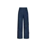 Oscar de la Renta Porcelain Flower Cutout Denim Pant - Pants - American Luxury Evening Wear at Luxury Shoes 