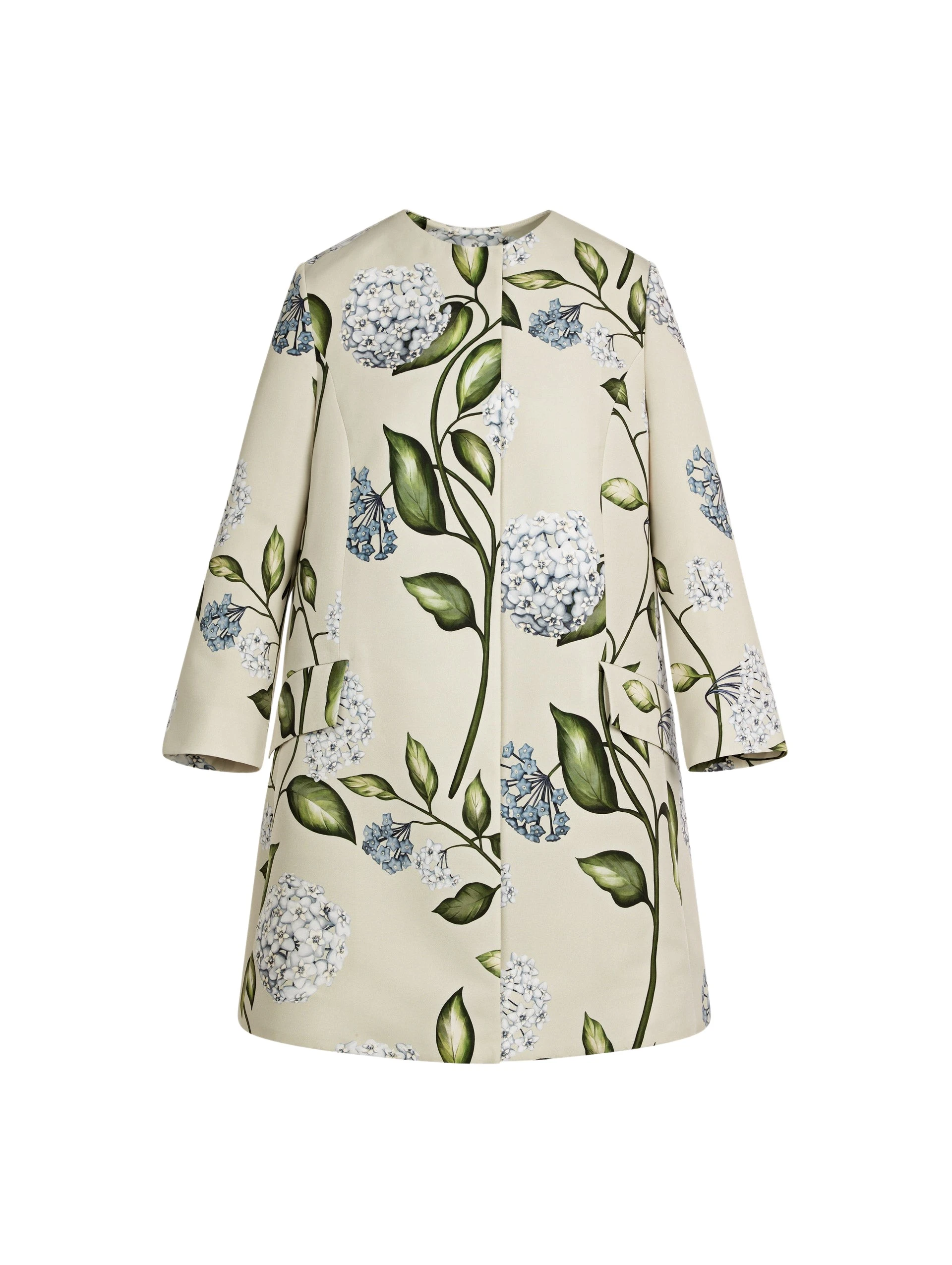 Porcelain-Flower-Faille-Coat-Oscar-de-la-Renta-Coats58504_nobg Oscar de la Renta Porcelain Flower Faille Coat - Coats - American Luxury Evening Wear at Luxury Shoes