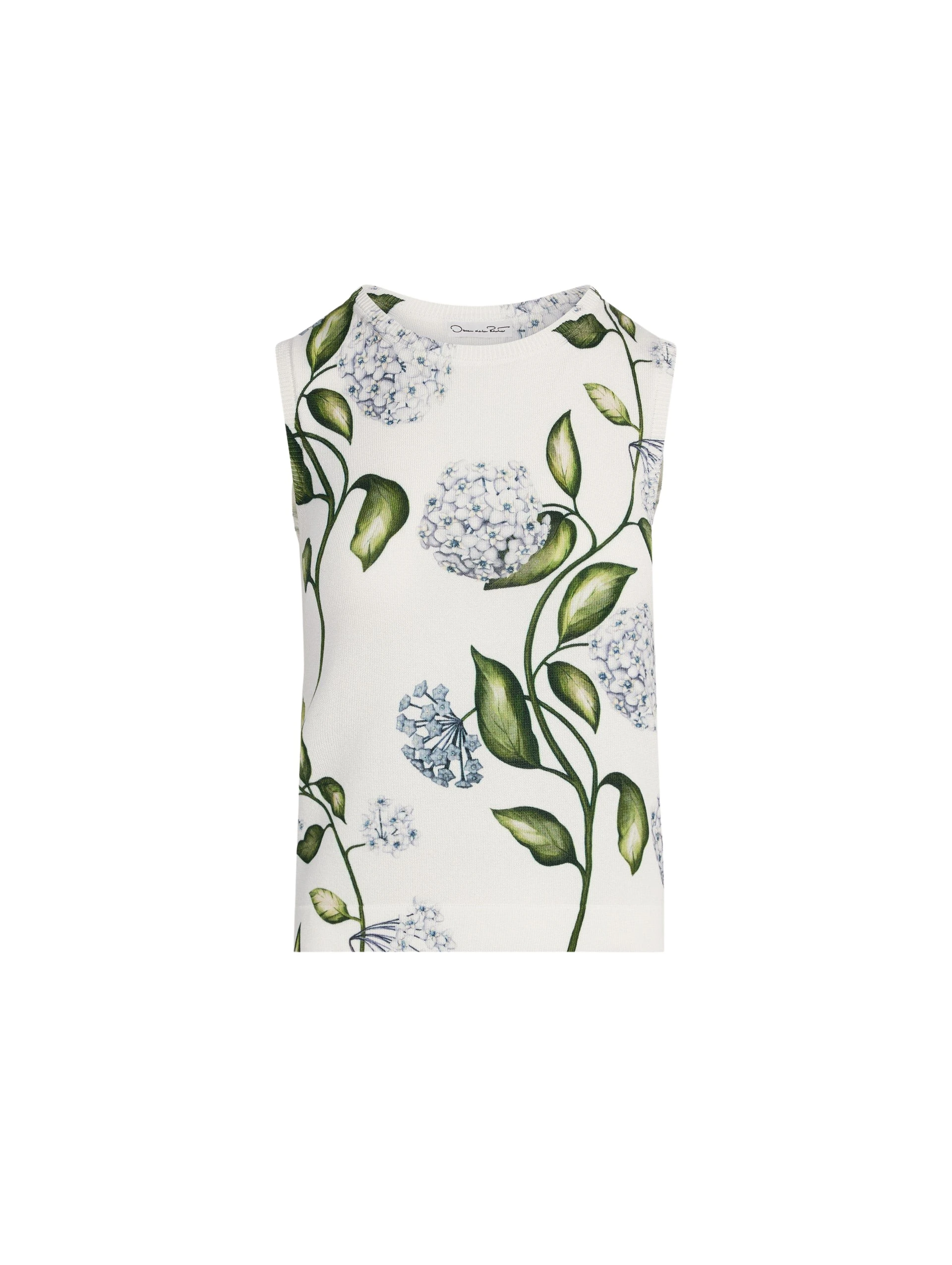 Porcelain-Flower-Printed-Tank-Oscar-de-la-Renta-Tops84231_nobg Oscar de la Renta Porcelain Flower-Printed Tank - Tops - American Luxury Evening Wear at Luxury Shoes