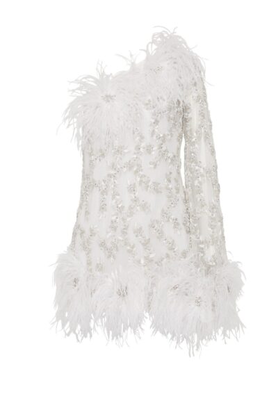 Rachel Gilbert Alby Mini Dress - Rachel Gilbert Ivory - Australian Luxury Evening Wear at Luxury Shoes 
