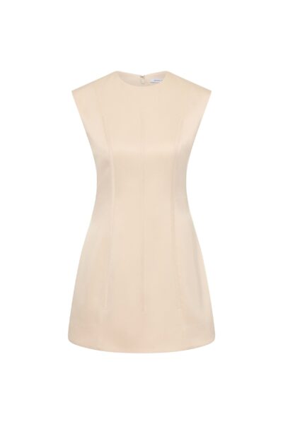 Rachel Gilbert Hallie Mini Dress - Rachel Gilbert Beige - Australian Luxury Evening Wear at Luxury Shoes 