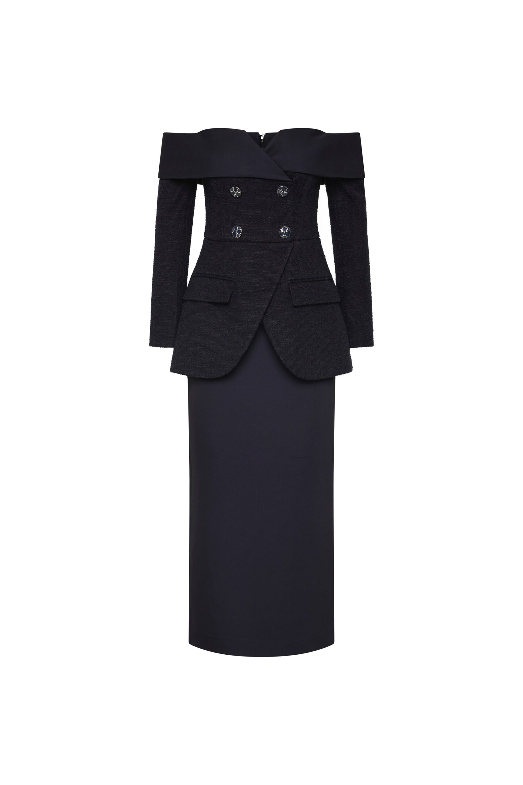 Rebecca Vallance London Midi Dress Rebecca Vallance Blue Dresses