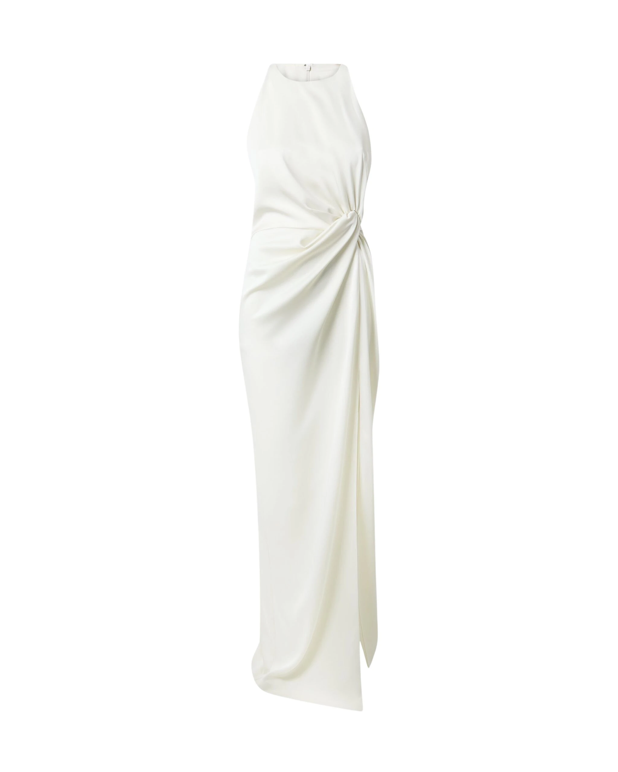 Safiyaa-Cameron-Ivory-Long-Dress-Coveti-scaled25342_nobg Safiyaa Cameron Ivory Long Dress - Safiyaa Dresses - Heavy Crepe Cape Gown - Shop at Luxury Shoes