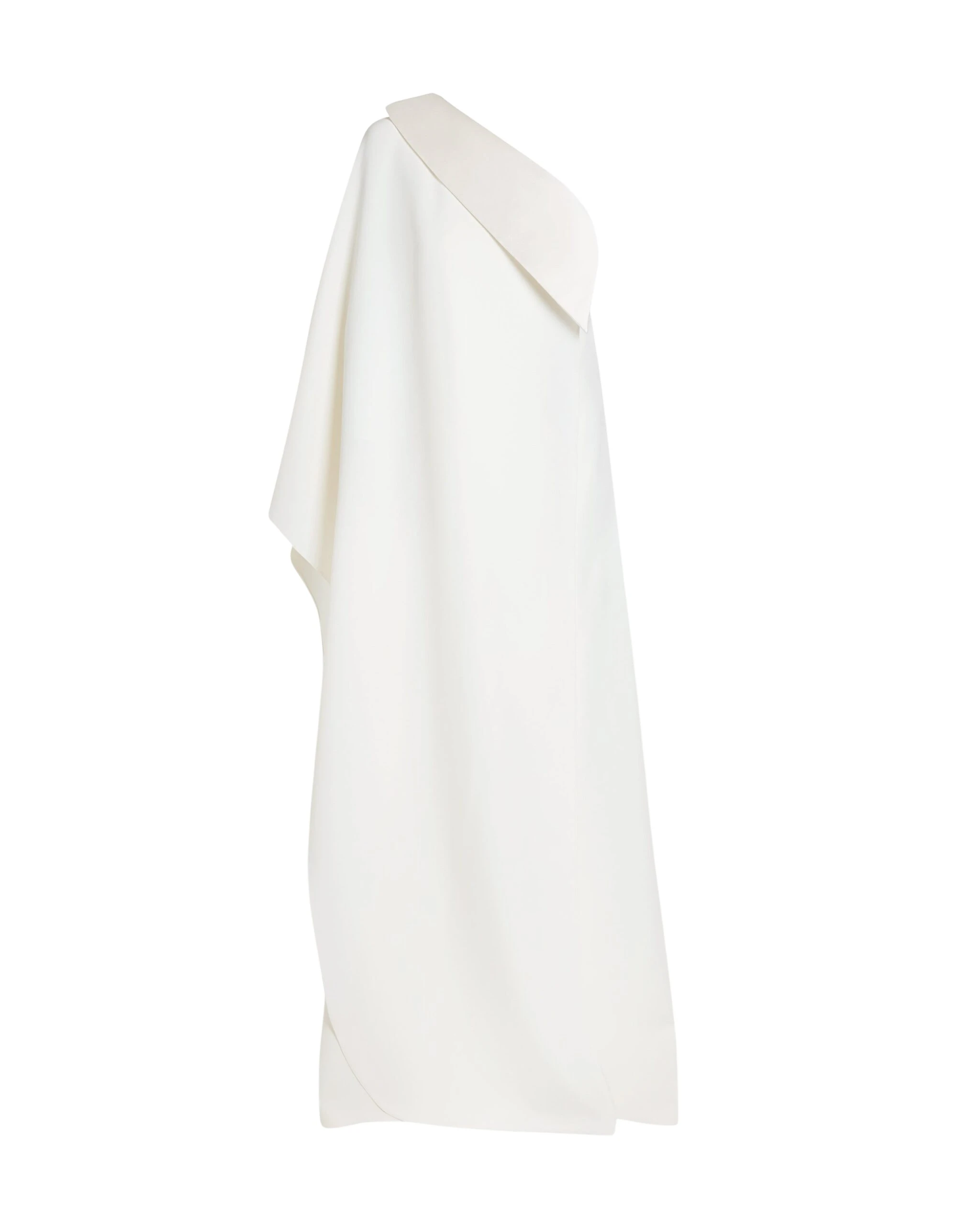Safiyaa-Eleonora-Long-Dress-in-Ivory-Coveti-scaled54377_nobg Safiyaa Eleonora Long Dress in Ivory - Safiyaa Dresses - Heavy Crepe Cape Gown - Shop at Luxury Shoes