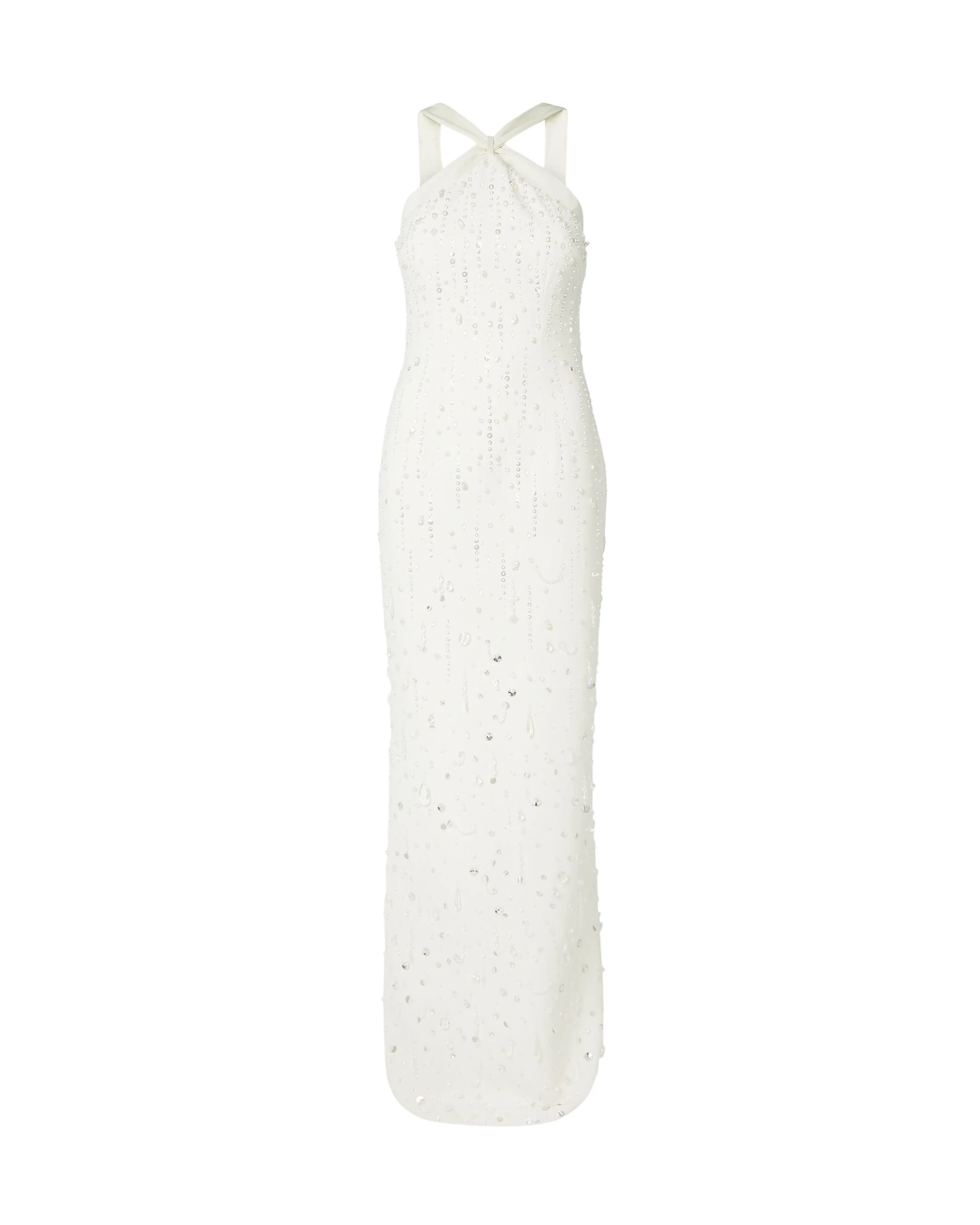 Safiyaa-Elspeth-Ivory-Long-Dress-Coveti-scaled63629_nobg Safiyaa Elspeth Ivory Long Dress - Safiyaa Dresses - Heavy Crepe Cape Gown - Shop at Luxury Shoes