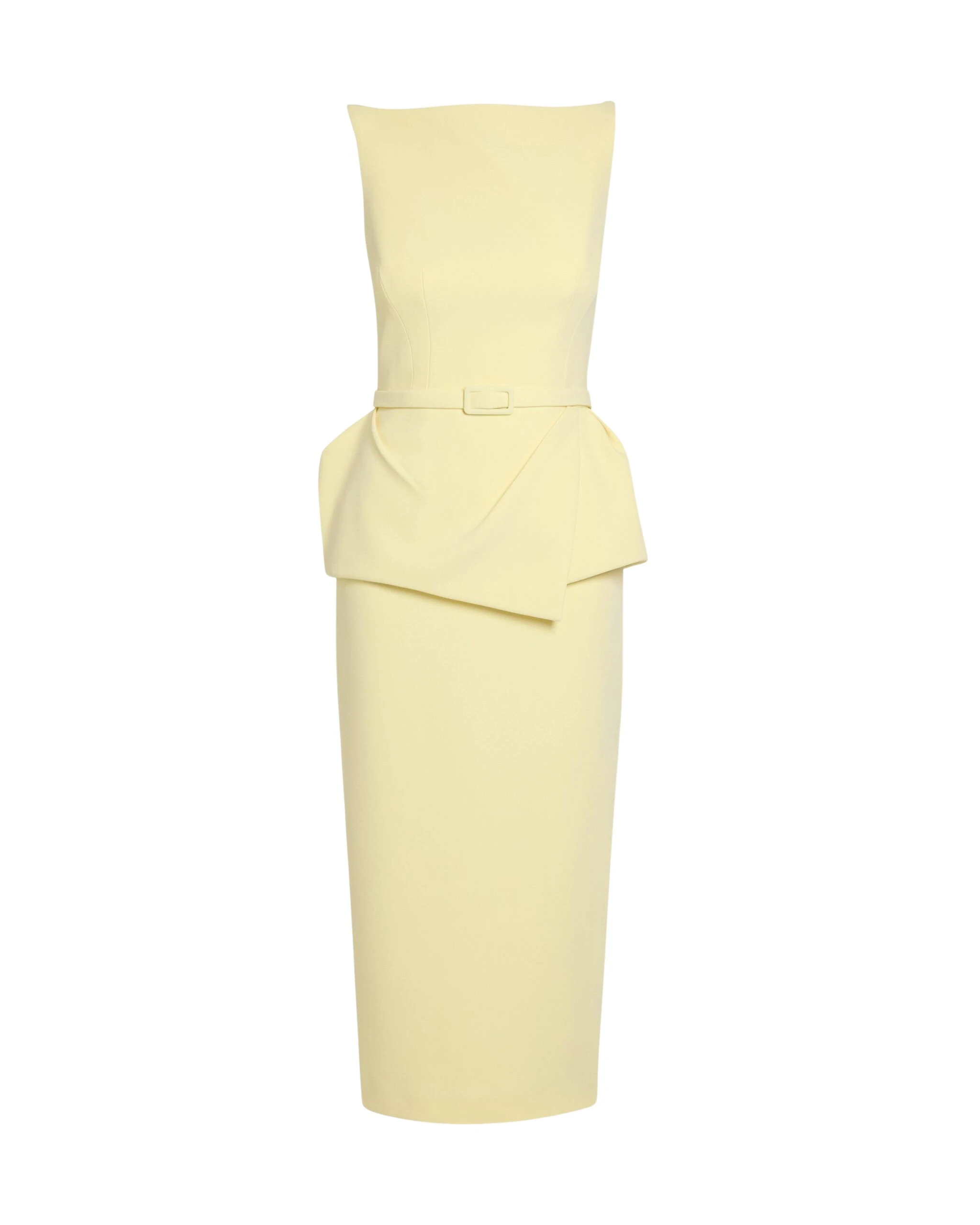 Safiyaa-Flaminia-Midi-Dress-Midi-in-Pale-Yellow-Coveti-scaled50724_nobg Safiyaa Flaminia Midi Dress Midi in Pale Yellow - Safiyaa Dresses - Heavy Crepe Cape Gown - Shop at Luxury Shoes