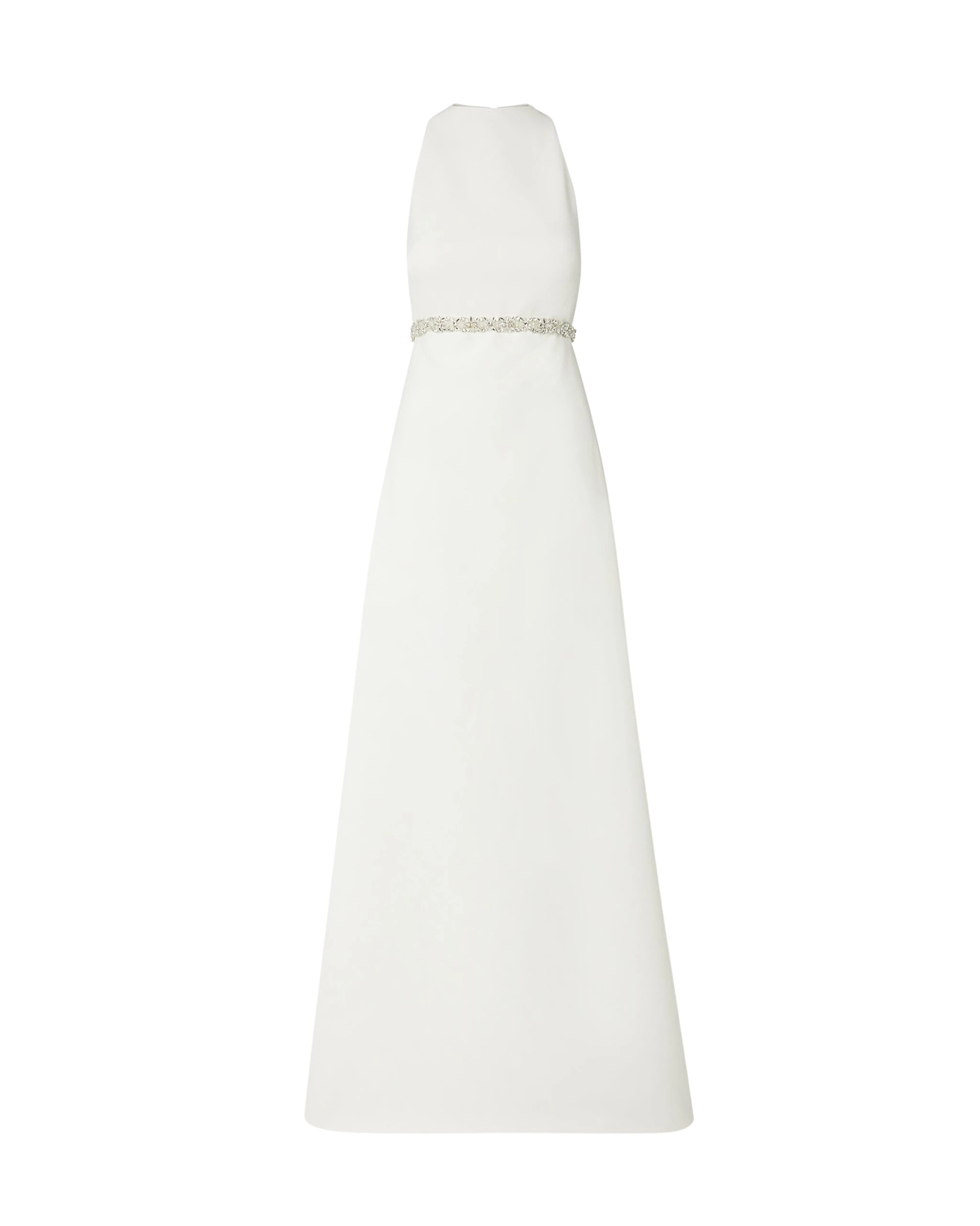 Safiyaa-Joules-Ivory-Long-Dress-Coveti-scaled26217_nobg Safiyaa Joules Ivory Long Dress - Safiyaa Dresses - Heavy Crepe Cape Gown - Shop at Luxury Shoes