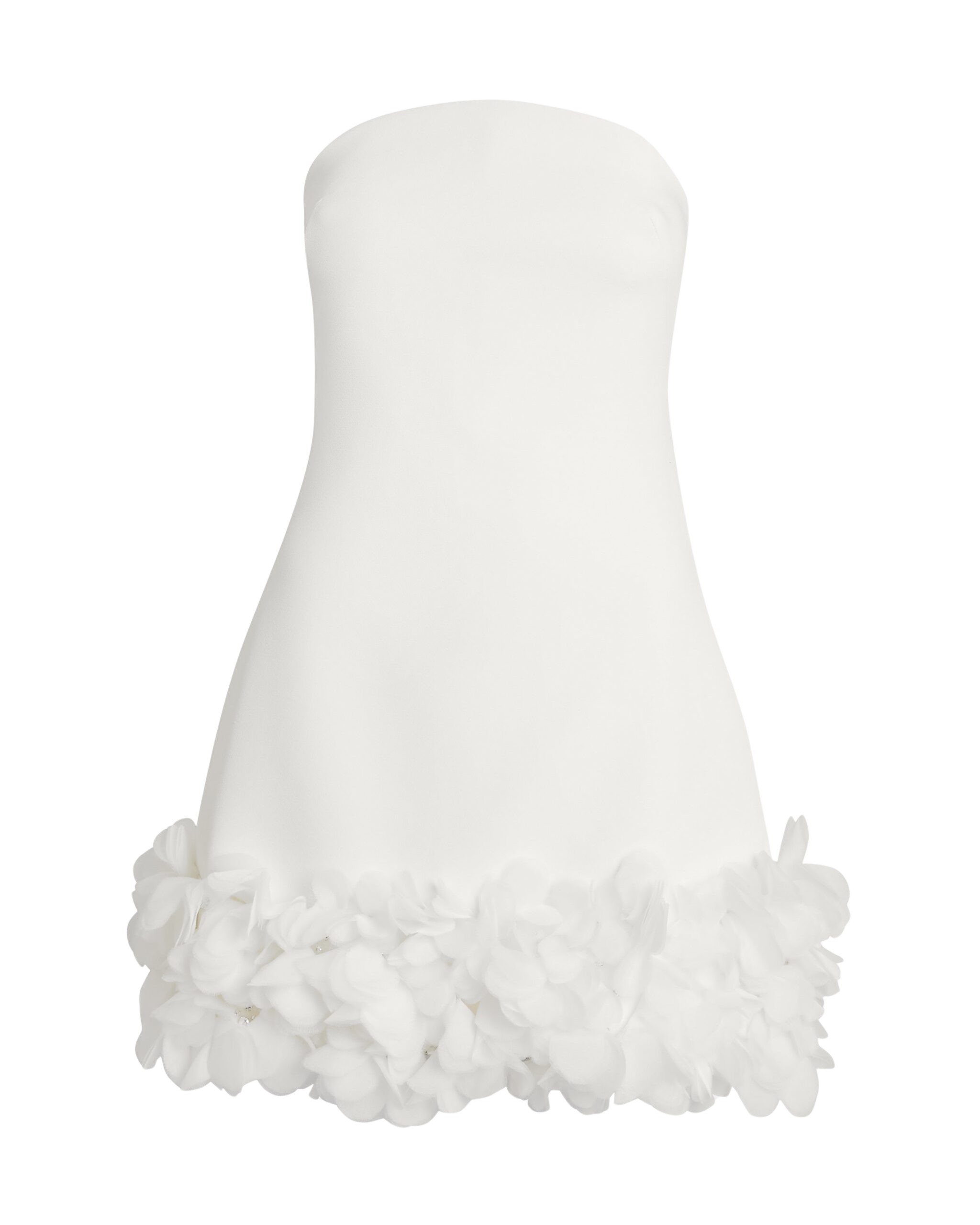 Safiyaa-Rowan-Short-Dress-in-Ivory-with-Ivory-Applique-Coveti-scaled76429_nobg Safiyaa Rowan Short Dress in Ivory with Ivory Appliqué - Safiyaa Dresses - Heavy Crepe Cape Gown - Shop at Luxury Shoes