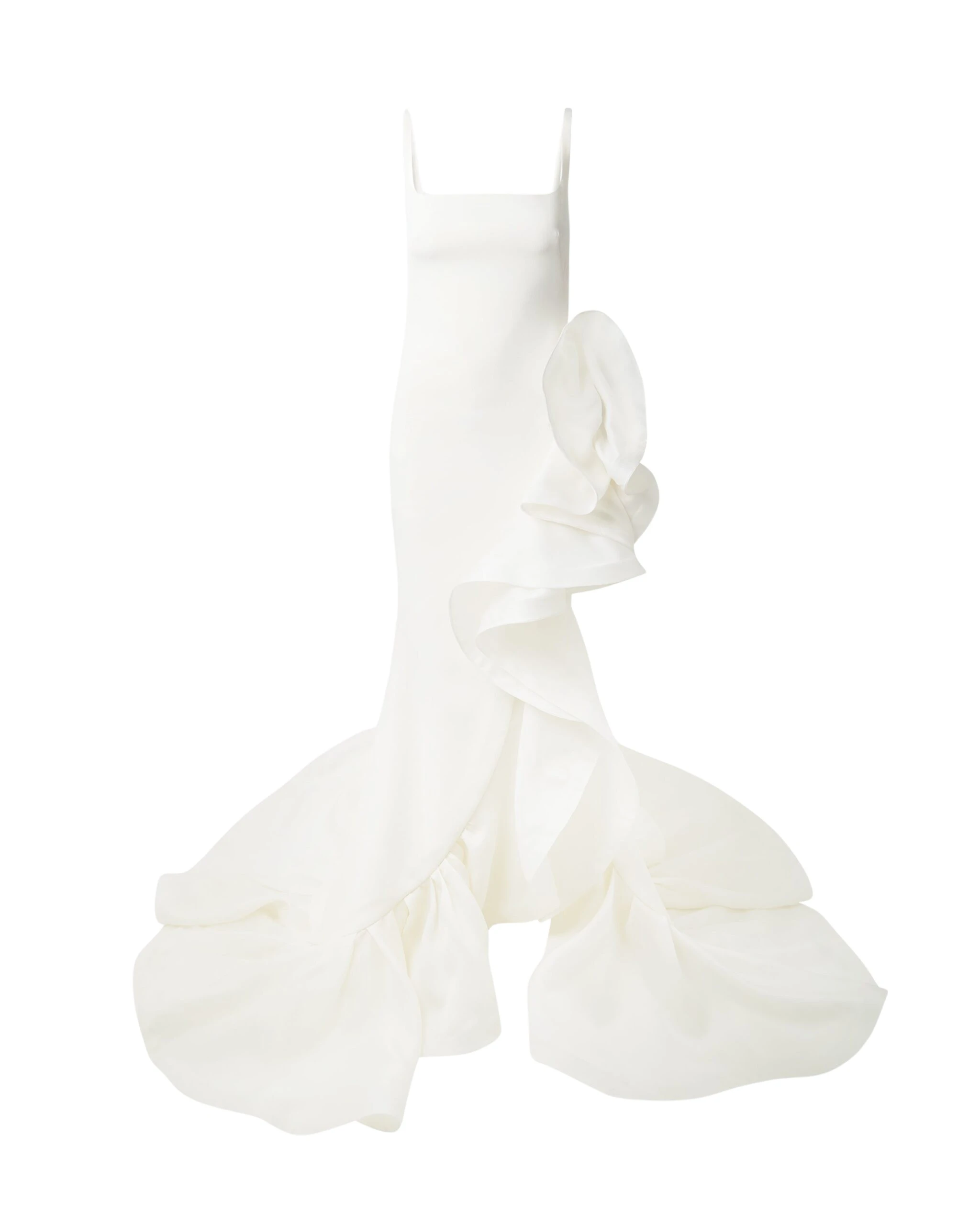 Safiyaa-Yana-Ivory-Long-Dress-Coveti-scaled97327_nobg Safiyaa Yana Ivory Long Dress - Safiyaa Dresses - Heavy Crepe Cape Gown - Shop at Luxury Shoes