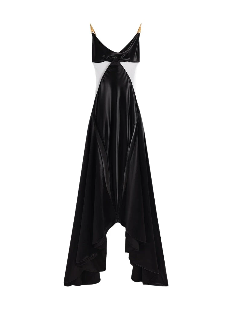 Schiaparelli-Bias-Cut-Jewelled-Straps-Slip-Dress67430_nobg Schiaparelli Bias Cut Jewelled Straps Slip Dress Dresses in Schiaparelli Authentic Luxury Fashion at Luxury Shoes