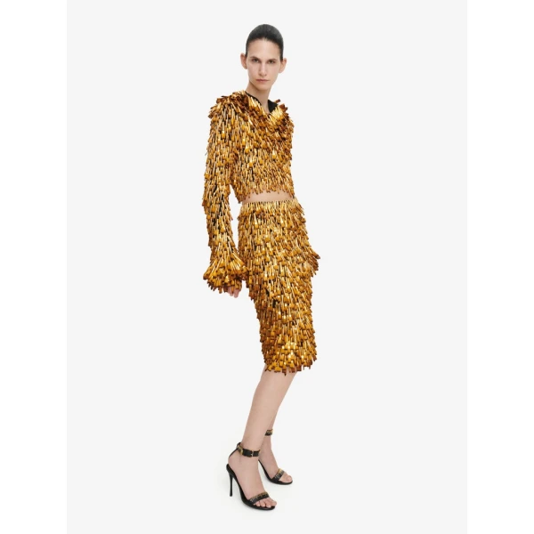 Schiaparelli Brush Pencil Skirt Skirts in Schiaparelli Authentic Luxury Fashion at Luxury Shoes 
