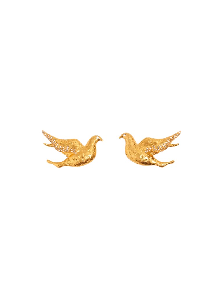 Schiaparelli-Dove-Earrings82102_nobg Schiaparelli Dove Earrings