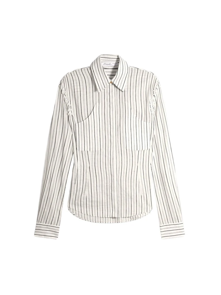 Schiaparelli-Lace-Up-Shirt94786_nobg Schiaparelli Lace-Up Shirt Tops in Schiaparelli Authentic Luxury Fashion at Luxury Shoes