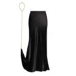 Schiaparelli Long Padlock Chain Skirt Skirts in Schiaparelli Authentic Luxury Fashion at Luxury Shoes 