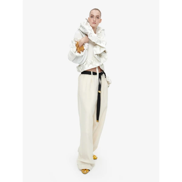 Schiaparelli Oversized Pleated Pants Pants in Schiaparelli Authentic Luxury Fashion at Luxury Shoes 