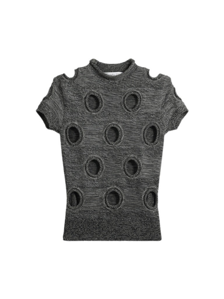 Schiaparelli Polka Dot T-Shirt Tops in Schiaparelli Authentic Luxury Fashion at Luxury Shoes 