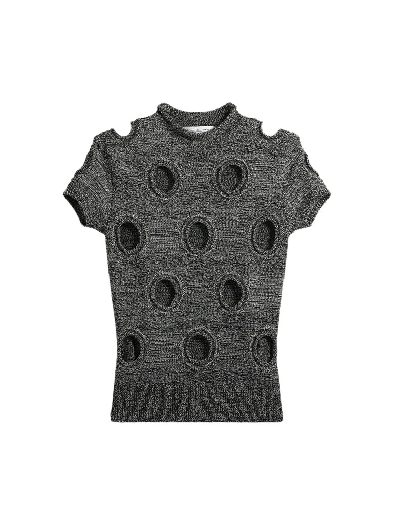 Schiaparelli-Polka-Dot-T-Shirt18689_nobg Schiaparelli Polka Dot T-Shirt Tops in Schiaparelli Authentic Luxury Fashion at Luxury Shoes