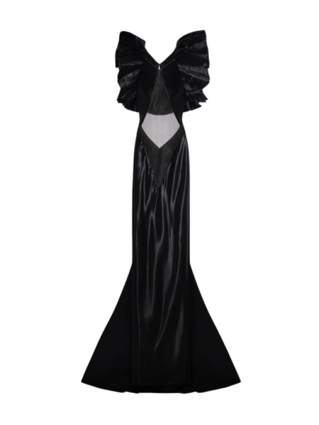 Schiaparelli Ruffled Dress Dresses in Schiaparelli Authentic Luxury Fashion at Luxury Shoes 