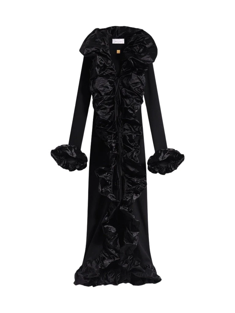 Schiaparelli-Sculptural-Ruffle-Dress64792_nobg Schiaparelli Sculptural Ruffle Dress Dresses in Schiaparelli Authentic Luxury Fashion at Luxury Shoes