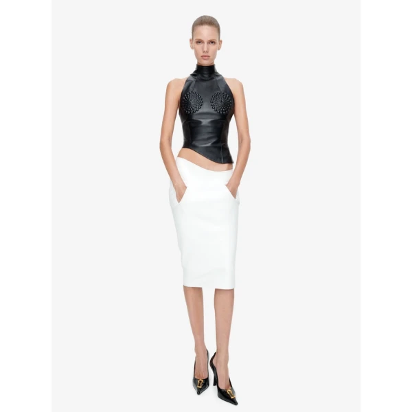 Schiaparelli Trompe L'Oeil Wave Top Tops in Schiaparelli Authentic Luxury Fashion at Luxury Shoes 