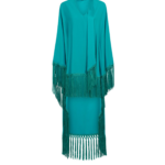 Taller Marmo Cecil Kaftan In Turquoise - Dresses - Italian Luxury Evening Wear at Luxury Shoes 