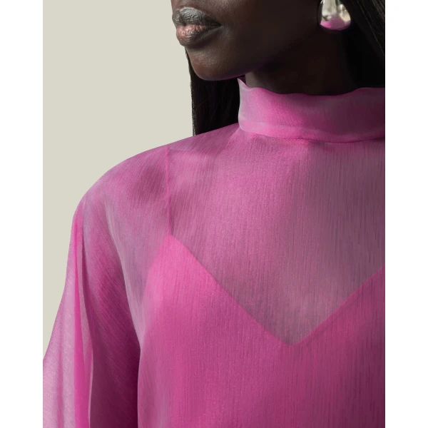 Taller Marmo Sphinx Kaftan In Pomegranate - Dresses - Italian Luxury Evening Wear at Luxury Shoes 
