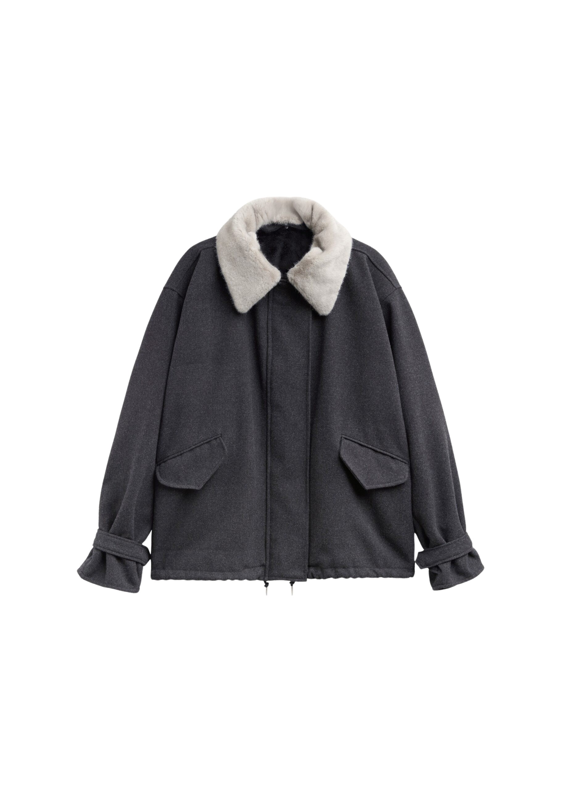 The-Frankie-Shop-Hemavan-Faux-Fur-Lined-Jacket-Dark-Grey-coveti-scaled56598_nobg The Frankie Shop Hemavan Faux Fur Lined Jacket - Dark Grey - Oversized Minimalist Jackets in Grey - Shop at Luxury Shoes