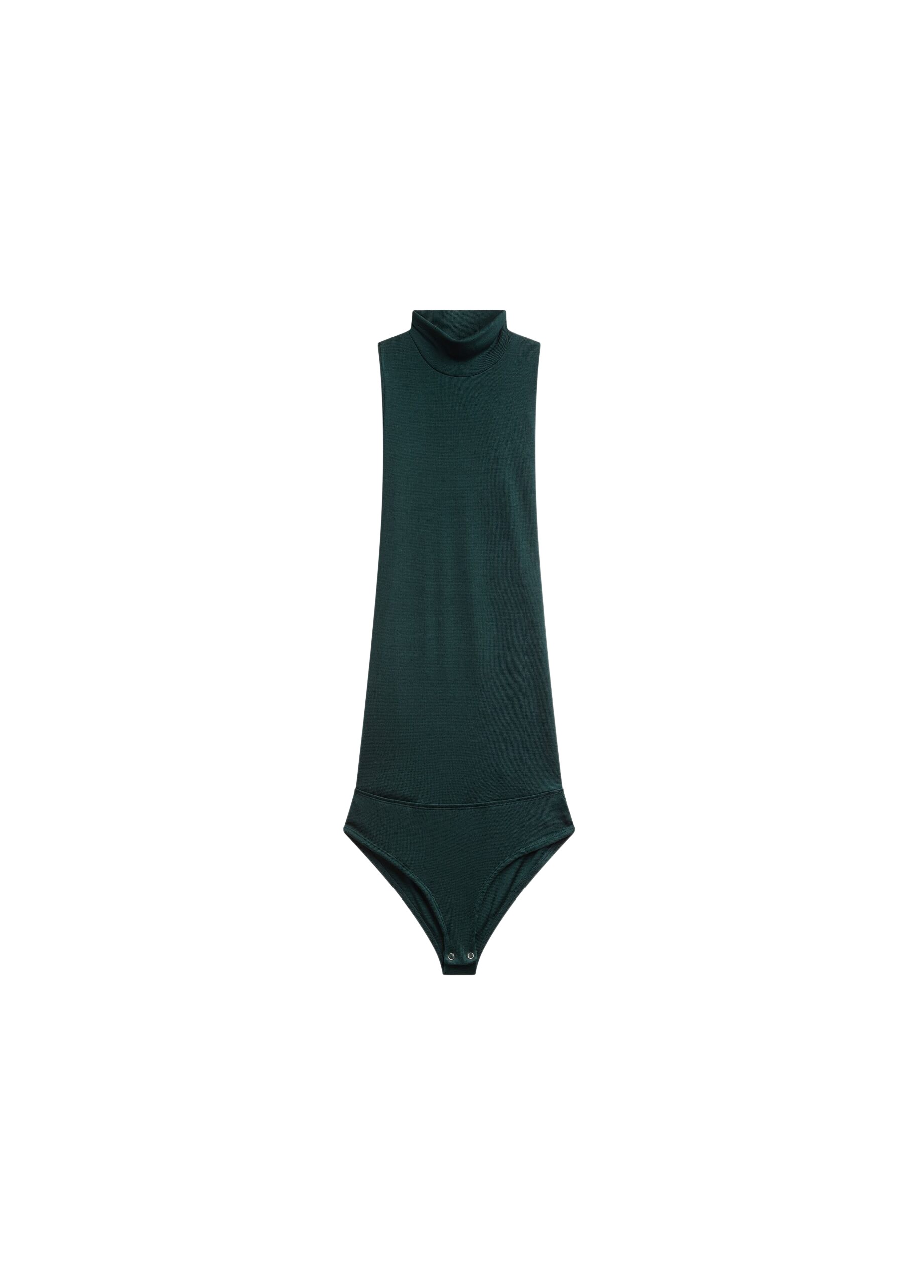 The-Frankie-Shop-Maxen-Mock-Neck-Bodysuit-Deep-Green-coveti-scaled27434_nobg The Frankie Shop Maxen Mock Neck Bodysuit - Deep Green - Oversized Minimalist Knitwear in Green - Shop at Luxury Shoes