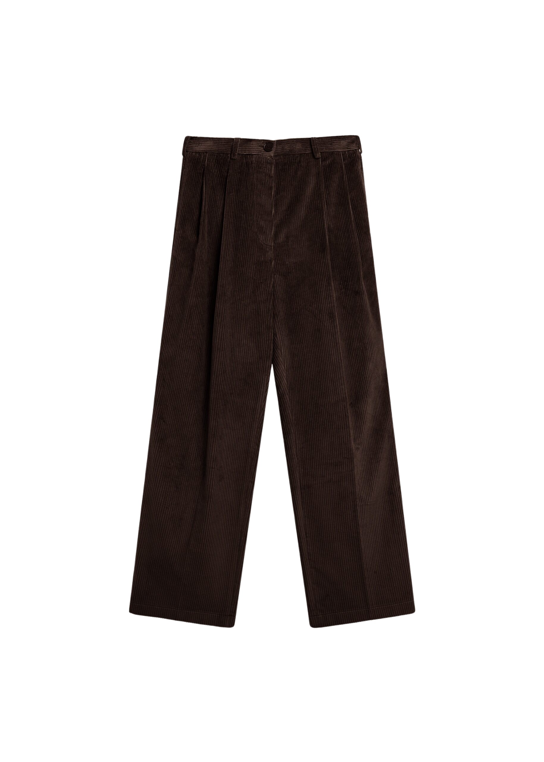 The-Frankie-Shop-Norstrand-Pleated-Corduroy-Trousers-Dark-Brown-coveti-scaled89810_nobg The Frankie Shop Norstrand Pleated Corduroy Trousers - Dark Brown - Oversized Minimalist Pants in Brown - Shop at Luxury Shoes