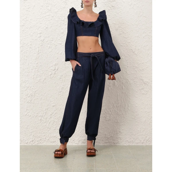 Elevate your elegance in this Zimmermann Tops available now at Luxury Shoes 