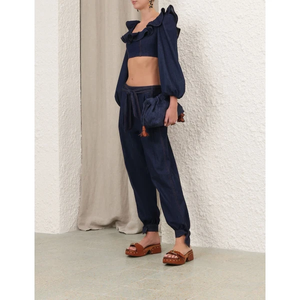 Elevate your elegance in this Zimmermann Tops available now at Luxury Shoes 