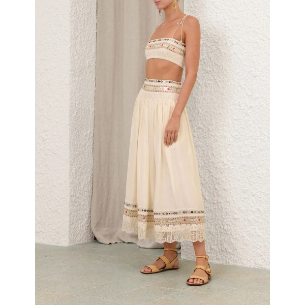 Elevate your elegance in this Zimmermann Tops available now at Luxury Shoes 