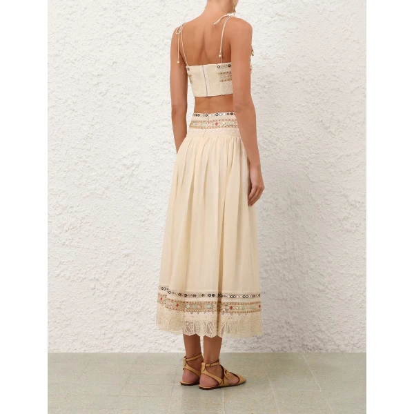 Elevate your elegance in this Zimmermann Tops available now at Luxury Shoes 