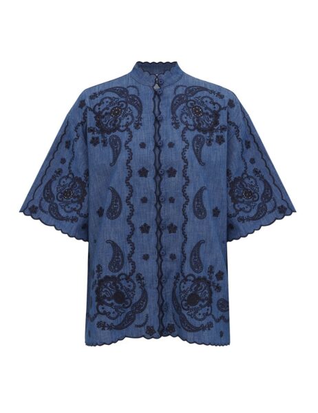 Elevate your elegance in this Zimmermann Tops available now at Luxury Shoes 